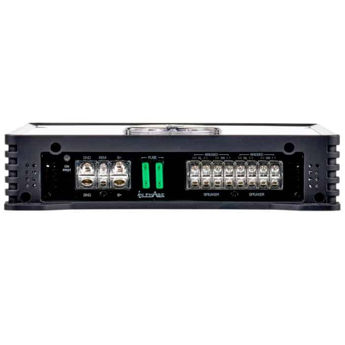 In Phase IPA9704D 1600 watts 4 channel power amplifier 2 ohm stable